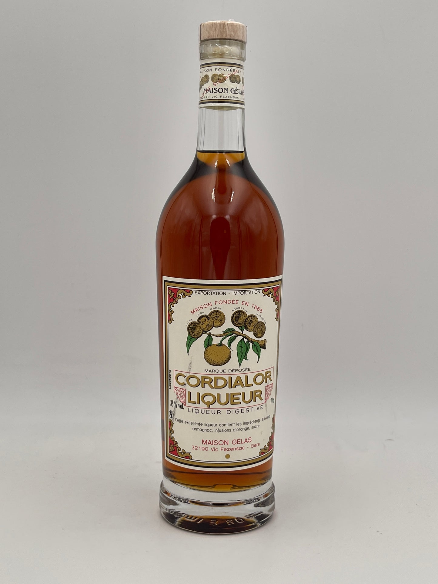 Gelas Cordialor Armagnac Liqueur 35%