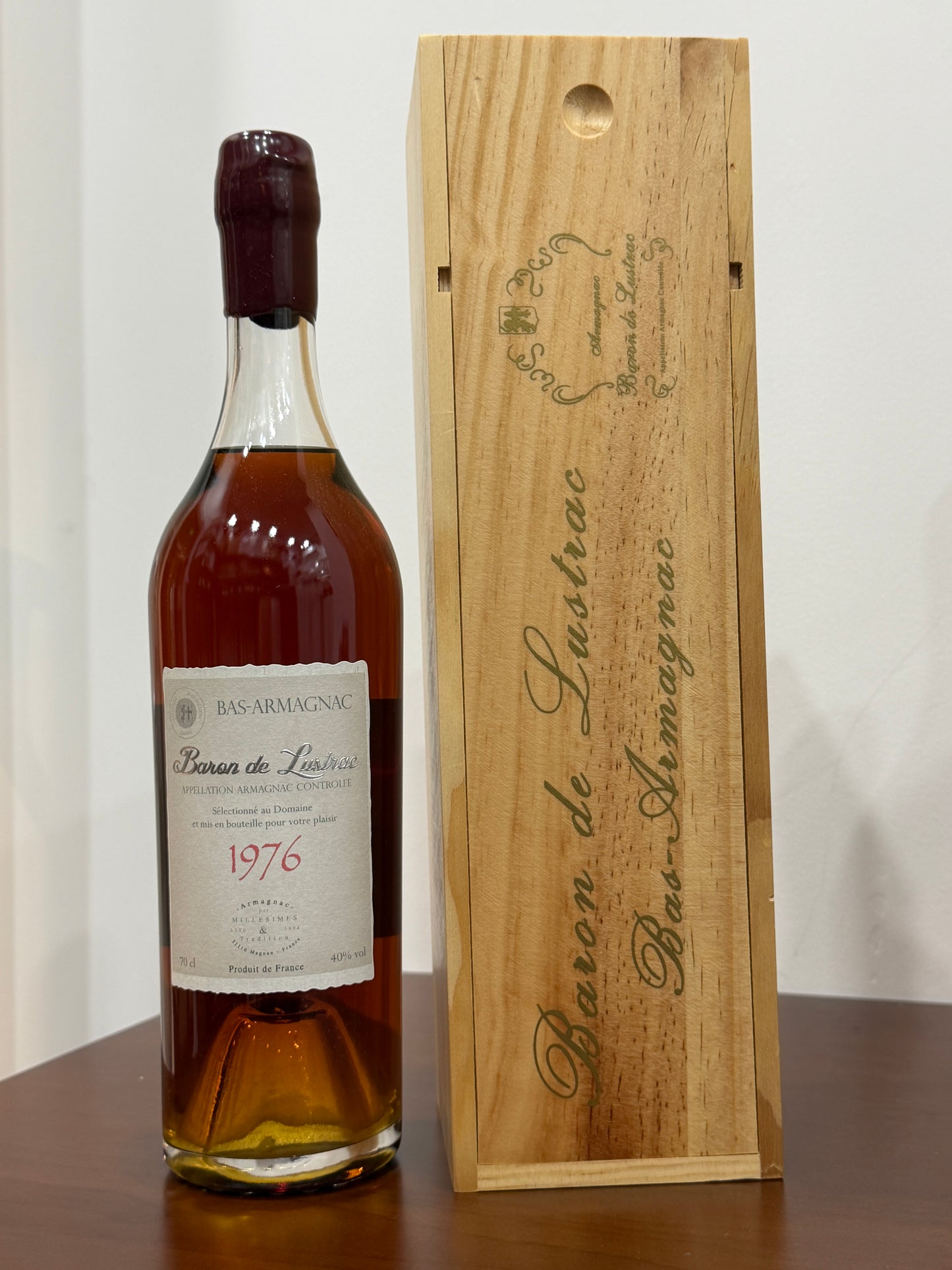 Baron Armagnac Vintage 1976 ALC 40%