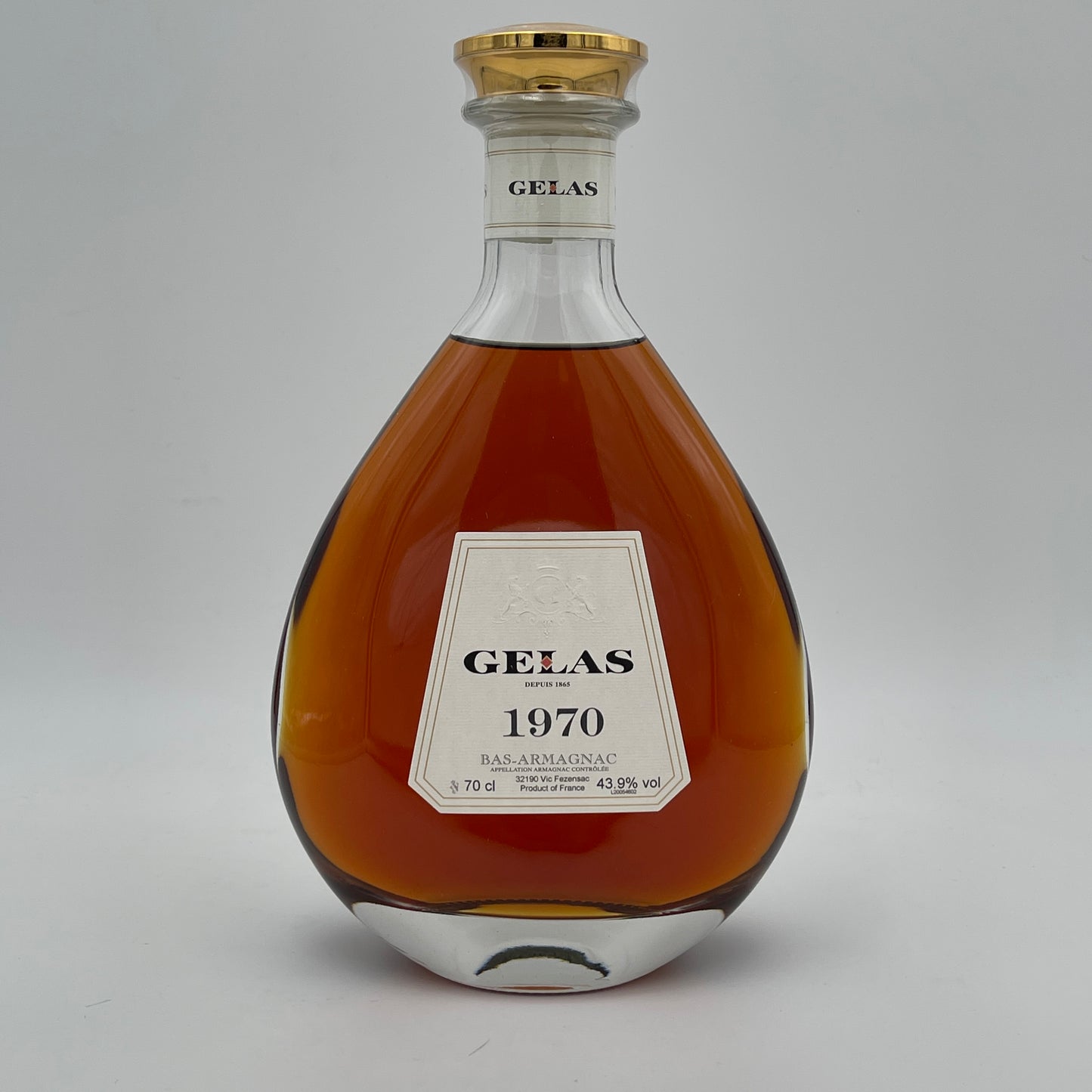 Gelas Armagnac Vintage 1970 43.9% (Decanter Bottle)